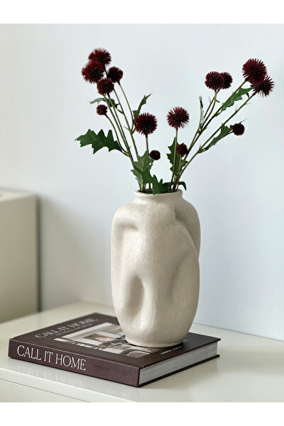 AYSA HOME DECOR Κεραμικό βάζο με υφή Mora