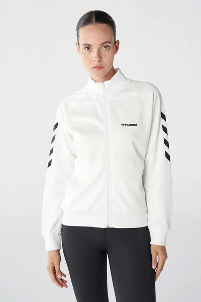 hummel Genesa 921773-9003 Бяла дамска суитшърт с цип