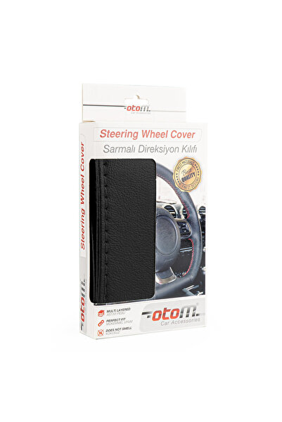 Otom "Non-Perforated" Eco-Leather Steering Wheel Cover for cars, steering whe...