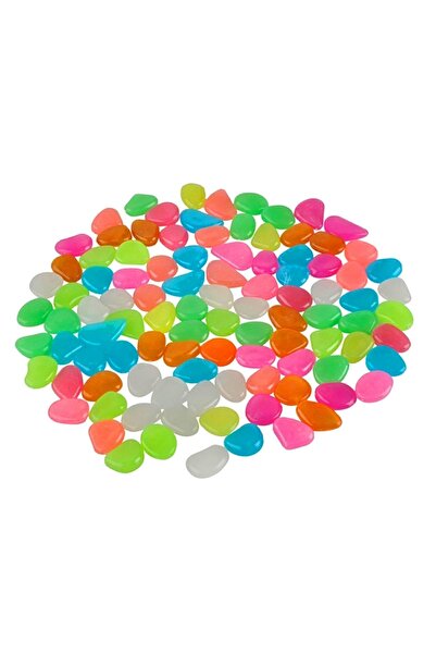 Avex Set 100 pietre decorative fluorescente, culoare Multicolor, AVX-AG653C