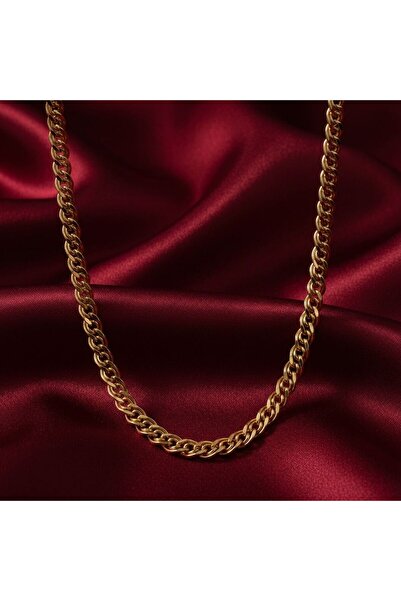 Uşaklıhafız 1945 14 Ayar Altın Düz Tilki Kuyruğu Erkek Zincir 4.25 mm