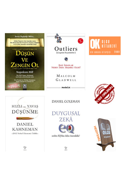 Varlık Yayınları Düşün Ve Zengin Ol - Outliers Çizginin Dışındakiler - Duygus...