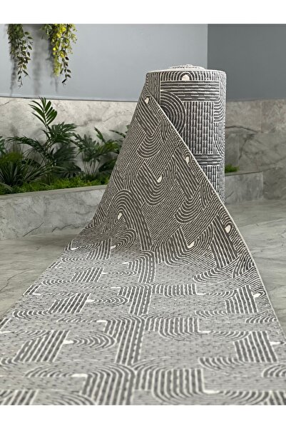 AKSU HALI Evpark Halı Aksu Spil Taş Kaymaz Keçe Taban Kesme Yolluk