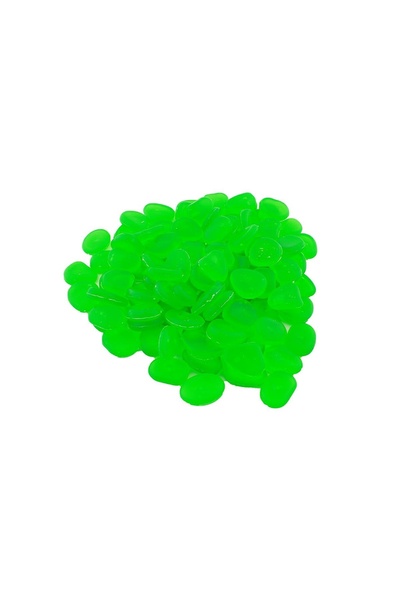 Avex Set de 100 pietre decorative fluorescente culoare Verde AVX-AG653B