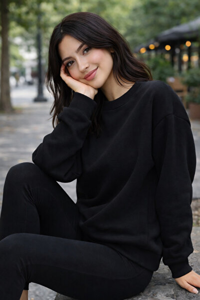 Lasirius Women's Oversize Sweatshirt Premium 3 Thread Rastered