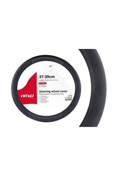 ART Μαύρο κάλυμμα τιμονιού μοντέλο Relax SWC-24-M (37-39cm)