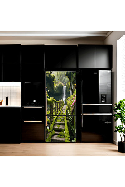 Avex Folie imprimata color pentru decor Frigider, dimensiune 200 x 90cm, mode...