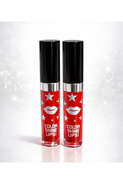 MONİCATİME Lıp Gloss (parlatıcı Koruyucu Renklendirici Kokulu Çilekli ( 2 li ...