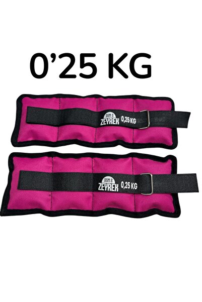 S ZEYREK 0.25 Kg × 2 Adet Toplam 500 gr El Ayak Bilek Kas Güçlendiriçi Ağırlık Seti Kum Ağırlık Torbası