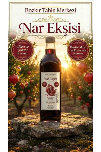 Bozkır yöresel Bozkır Tahin Merkezi Nar Ekşisi 700 gr (glikoz icermez & katkı...