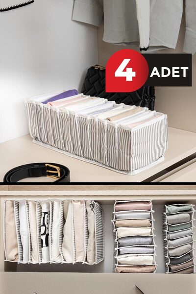 ALAS M Органайзер Акордеон - 15x43x14 см, 6 штук