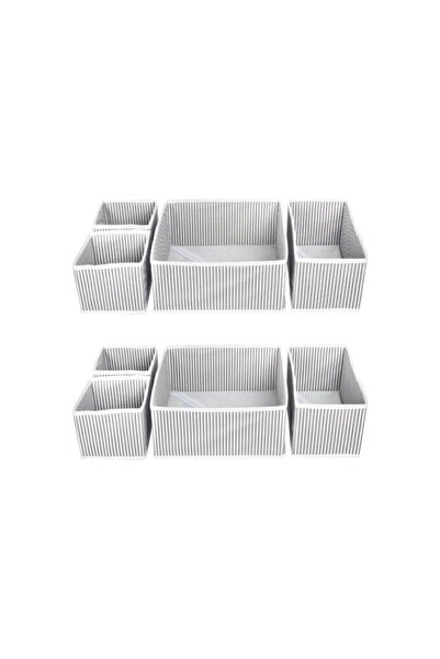 ALAS طقم صندوق منظم للخزانة والأدراج متعدد الأغراض مكون من 4 قطع