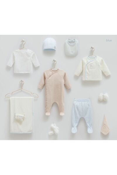 Caramell طقم خروج من المستشفى مكون من 10 قطع من القطن بنسبة 100% من Incibaby ...