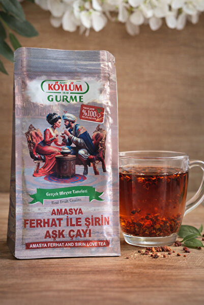 Köylüm Gurme Amasya Ferhat ile Şirin Aşk Çayı Gerçek Meyve Taneleri 250 g