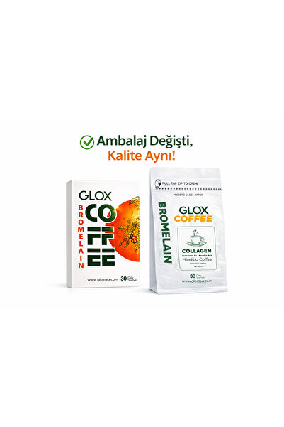 GLOX Bromelain Içeren Metabolizma Düzenlemeye Yardımcı Detox Kahve 60 Günlük ...