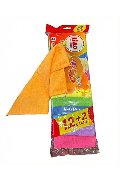 liao 14 τεμάχια (12+2) Πανί καθαρισμού πολλαπλών χρήσεων από μικροΐνες - 30x3...