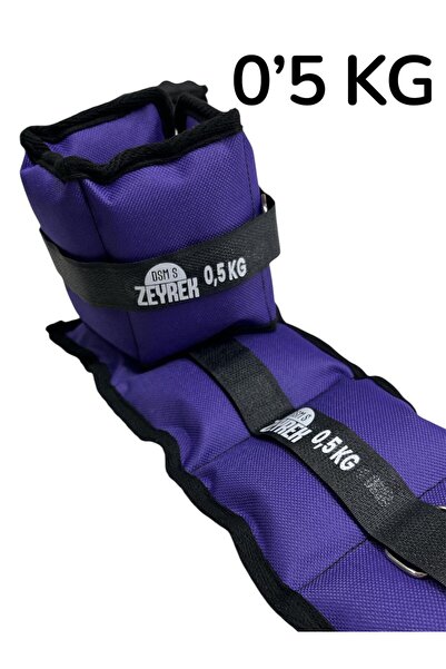 S ZEYREK 0.5 Kg × 2 Adet Toplam 1 Kg El Ayak Bilek Kas Güçlendiriçi Ağırlık S...