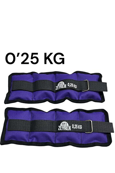 S ZEYREK 0.25 Kg × 2 Adet Toplam 500 gr El Ayak Bilek Kas Güçlendiriçi Ağırlık Seti Kum Ağırlık Torbası