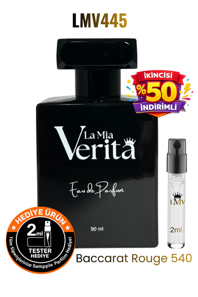 la mia verita Baccarat Rouge 540 Parfüm Unisex Oryantal Çiçeksi Amberwood Saf...
