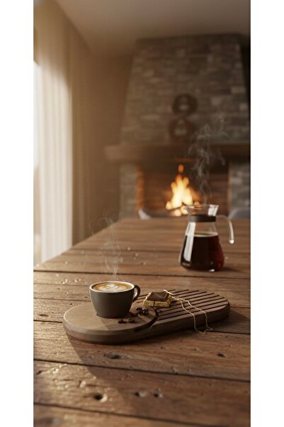 fam wood art وعاء قهوة زخرفي من الخشب الطبيعي، وعاء تقديم، وعاء زيت، 100% خشب...