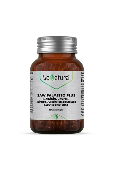VeNatura Saw Palmetto Plus L-Arjinin Likopen Mineral 60 Kapsül