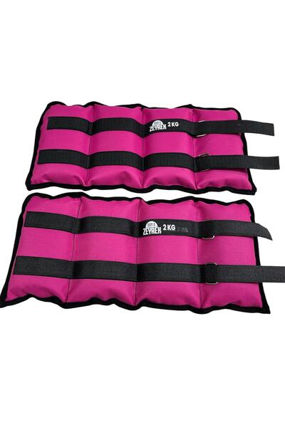 S ZEYREK 2 Kg × 2 Adet Toplam 4 Kg El Ayak Bilek Kas Güçlendiriçi Ağırlık Seti Kum Ağırlık Torbası
