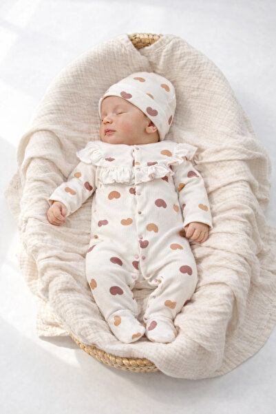 VERONA TARZ Baby Girl Blanket 5-Piece Hospital Discharge Set Romper 90*90 Sin...