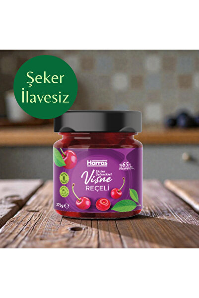 Harras Şeker İlavesiz %65 Vişneli Reçel 275 g