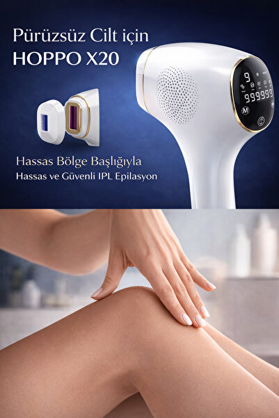 hoppo X20 Ipl Buz Lazer Epilasyon Cihazı 999.999 Flash Atım Dkunmatik Ekran