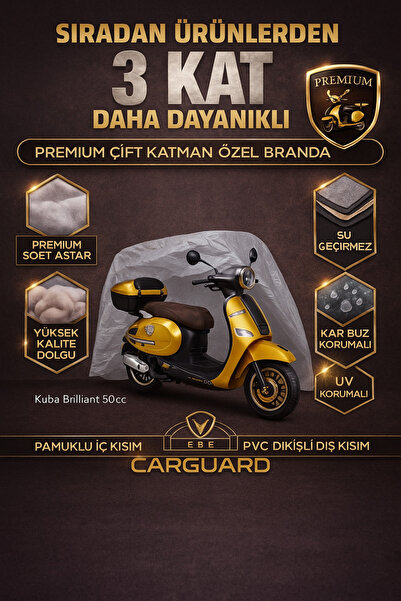 CarGuard متوافق مع كوبيا بريليانت 50 سي سي و125 سي سي. غطاء محرك الدراجة النا...