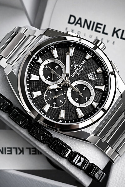 Daniel Klein Exclusive Multifonksiyon Erkek Kol Saati Çelik Kordon 3 Atm Su G...