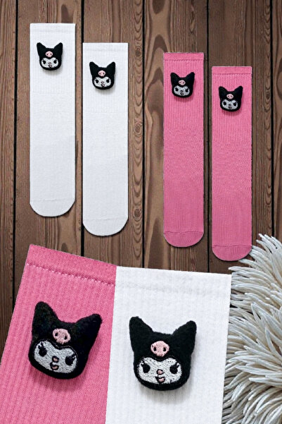 ZEYZEY MONKEY Set of 2 Written Sports Socks