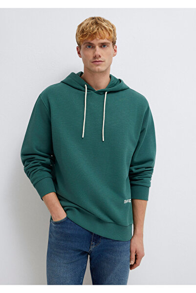 Mavi Kapüşonlu Yeşil Sweatshirt 0S10534-71930
