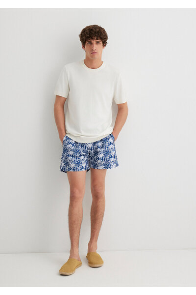 Mavi Marineblaue kurze Badeshorts 0911903-28417