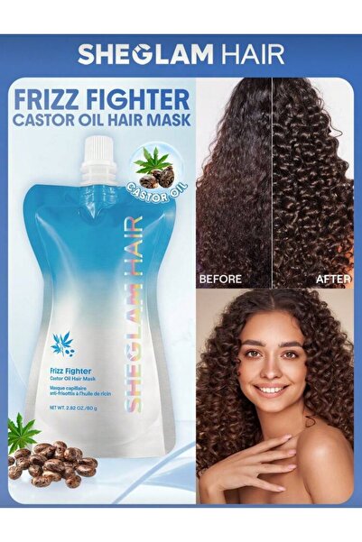 SHEGLAM HAIR Frizz Fighter Castor Oil Hair Mask