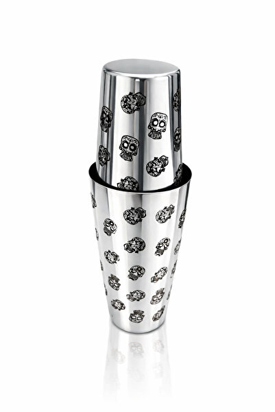 Genel Markalar Tattoo Çelik Boston Shaker - Skull