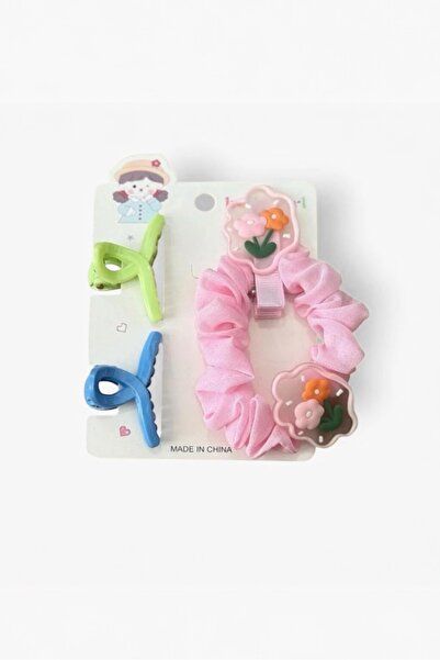 Morbellabutikaksesuar Set of 5 Elastic Princess Buckles-Girls Hair Accessory