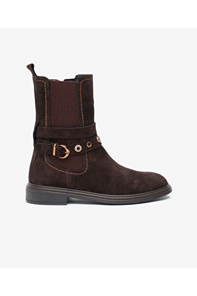 Greyder Kadın Kahverengi Hakiki Deri Bot 5K2UB59337