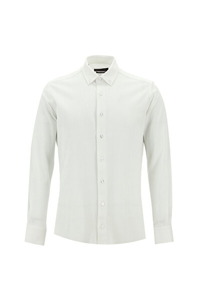 Kiğılı Κλασικό βαμβακερό πουκάμισο με μακρυμάνικο Slim Fit Slim Fit