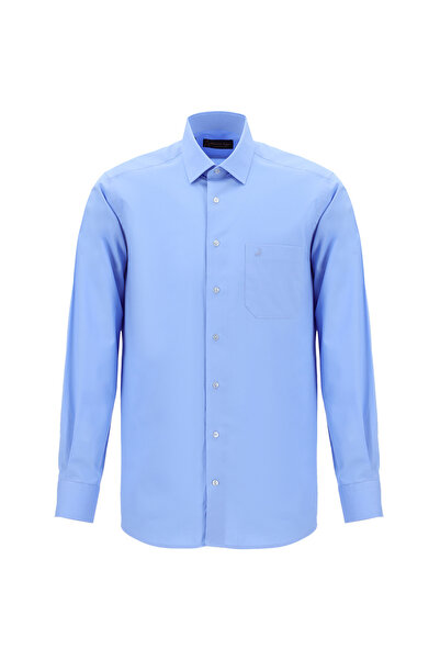 Abdullah Kiğılı Cămașă din bumbac cu mânecă lungă cu model clasic