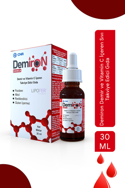 DEMIRON Damla Demiron Microenkapsüle Demir Ve C Vitamini Içeren Vitamin (30 ML)