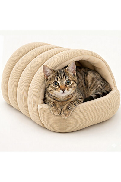 Fish & Paws Culcus Pentru Caini si Pisici, ® Pat Tip Pestera pentru Animale, ...