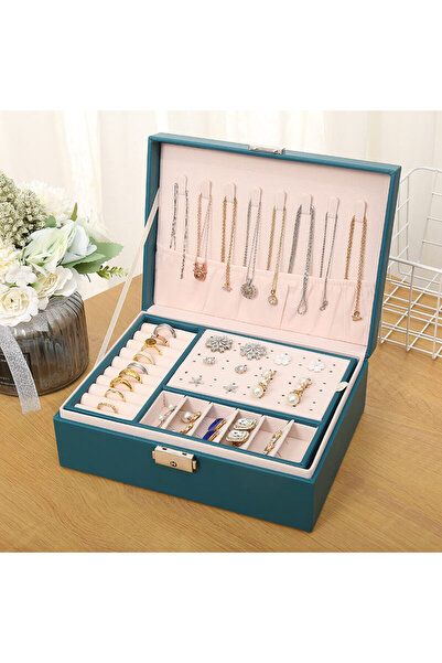 AB Luxury Concept Jewelry Box with 2 levels, for Necklaces, Rings, Earrings, ...