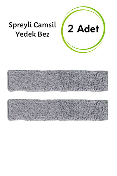 Grothe Spreyli Camsil Yedek Bez - 2 Adet - Spreyli Çekpas Su Hazneli Silikonl...