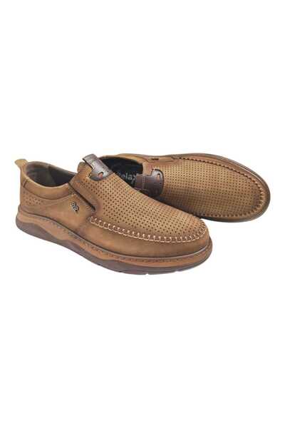 Dr.Relax Genuine Leather Full Orthopedic Summer Lightweight Saddler Men's Shoes