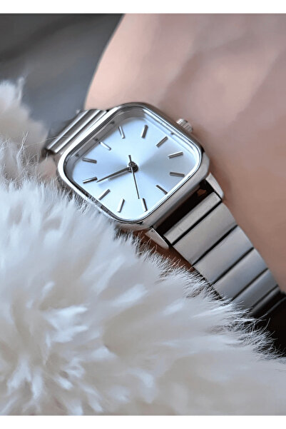Duke Nickle Ybg17840 Kadın Gümüş Kare Kol Saati - Şık Metal Kordon