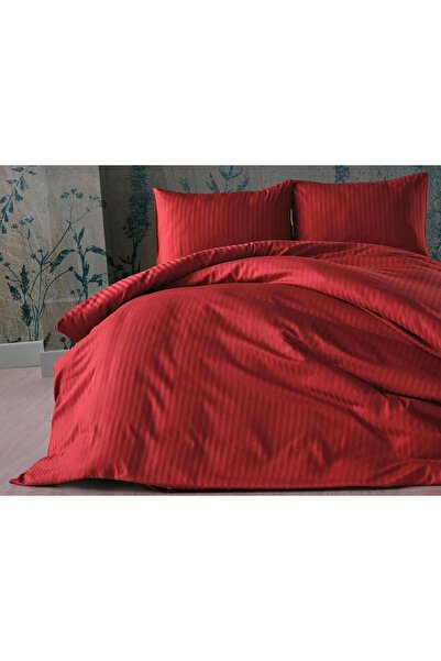 Doqu Home Saten Artline Nevresim Takımı Kiremit - Çift Kişilik