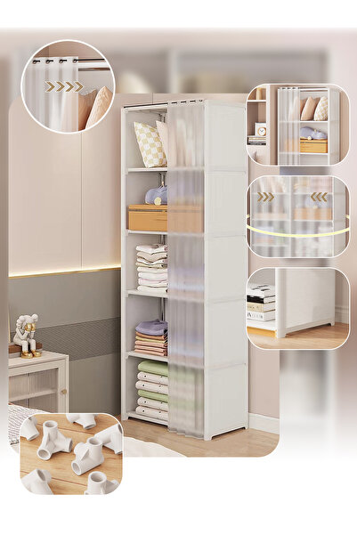 Leon Lifestyle 6-Layer Storage Rack Magazine Bookcase Display Organizer Shelv...