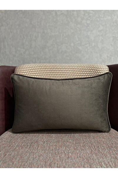 Fabricland Față de pernă din catifea de mătase de culoare maro închis importa...