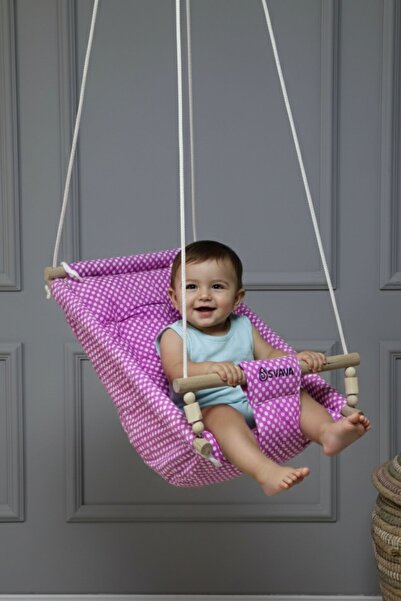 Svava Rüya Ahşap Bebek Hamak Ev Tipi Tavan Salıncak